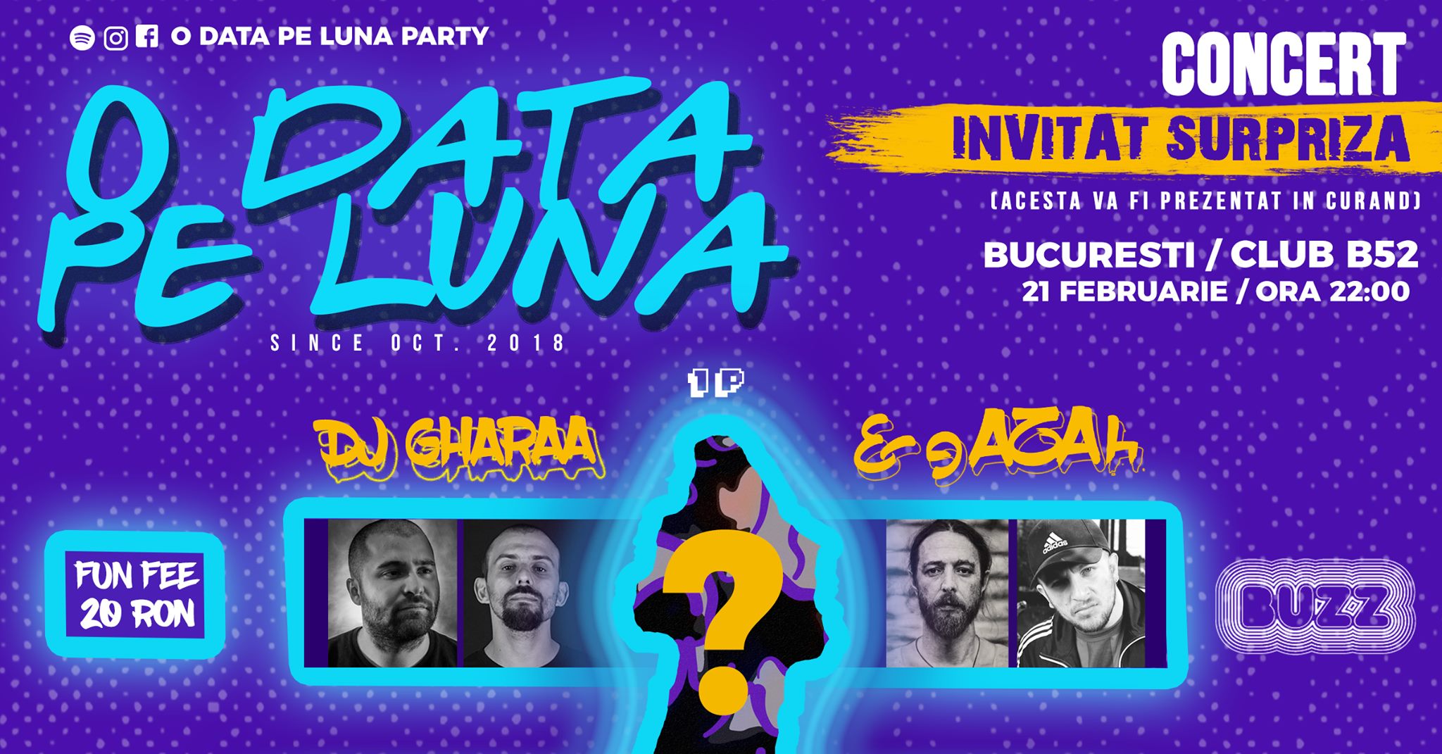 O Data Pe Luna Party at Club B52 - Invitat Surpriza