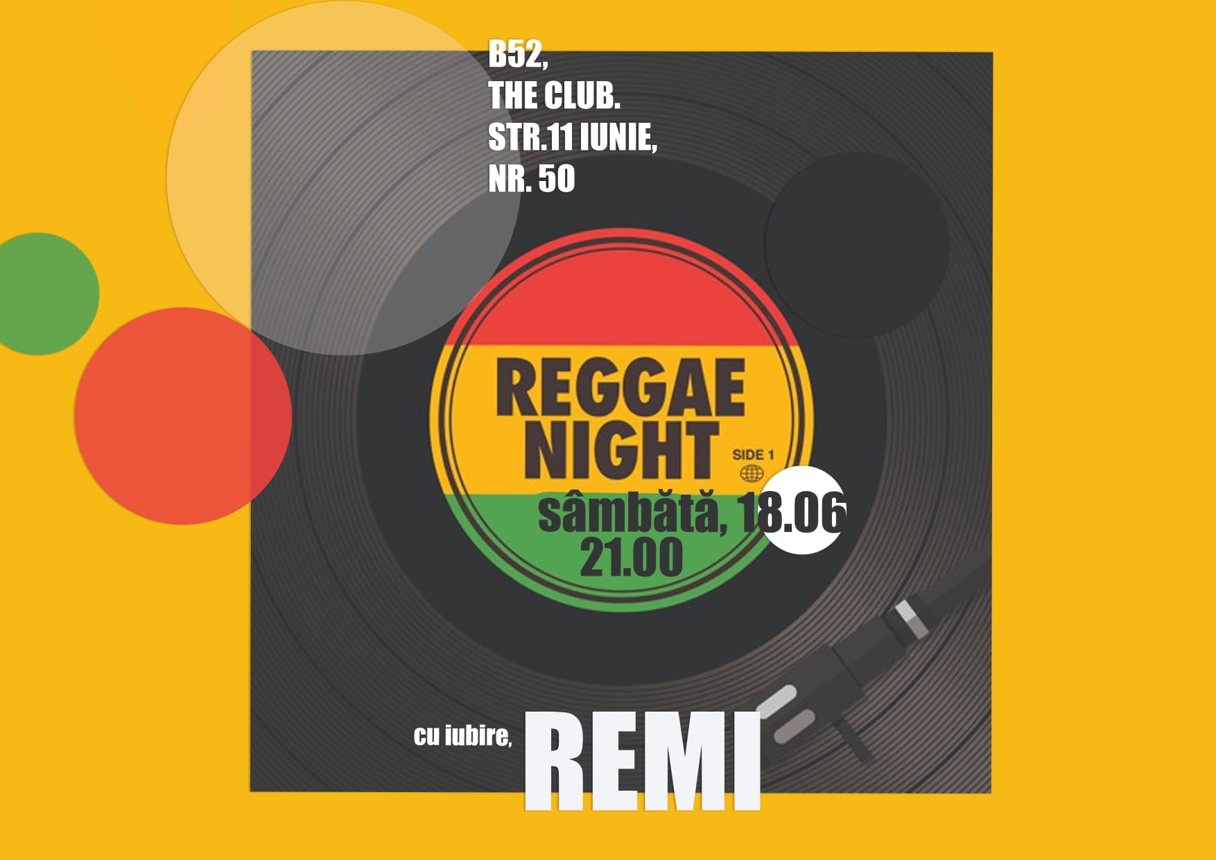 Reggae Night Party by Remi
