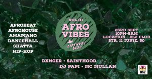 AFRO VIBES VOL.III - DXNGER x SAINTHOOD x MC MULLAN x DJ PAPI