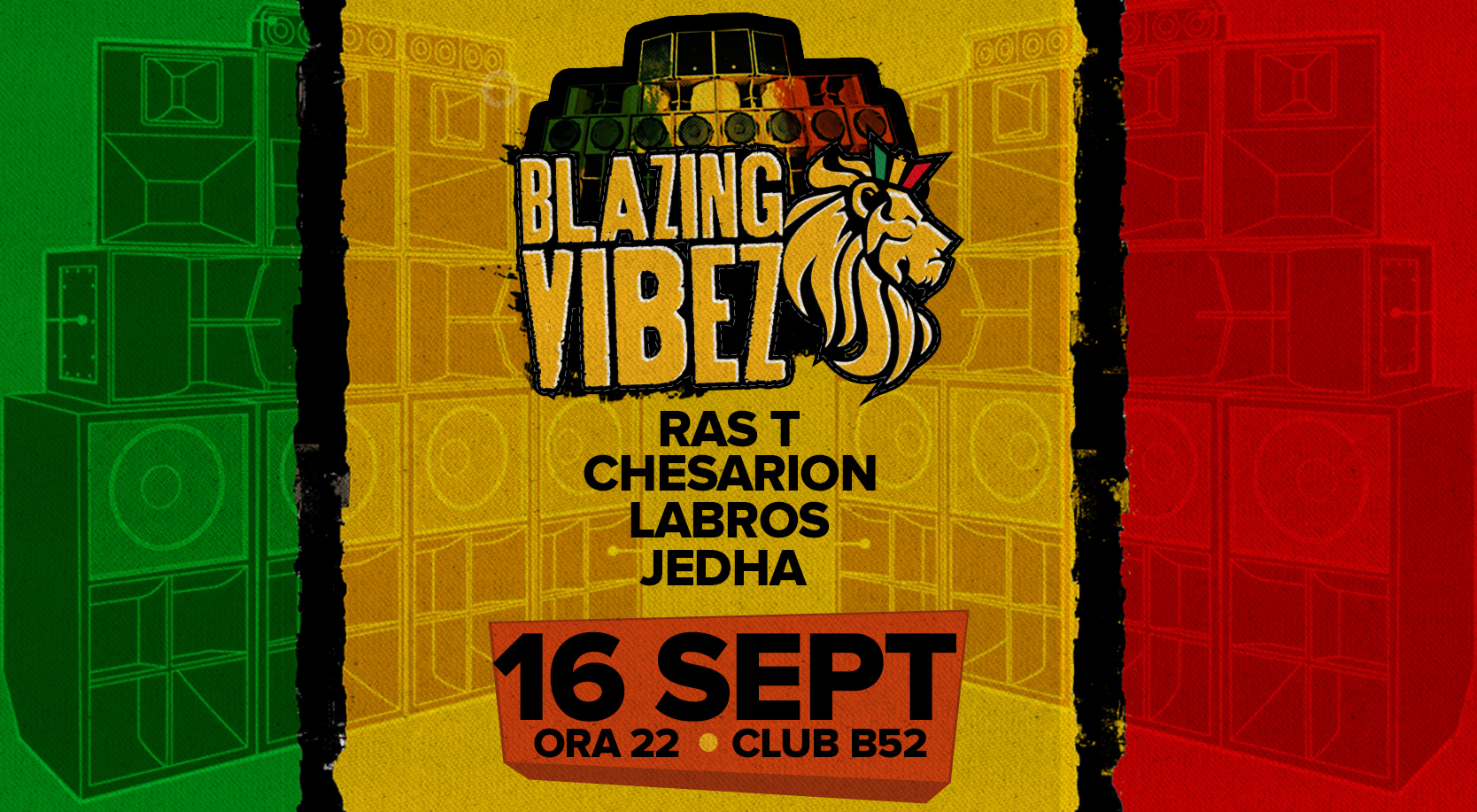 Blazing Vibez Reggae Party (16 Septembrie 2022)