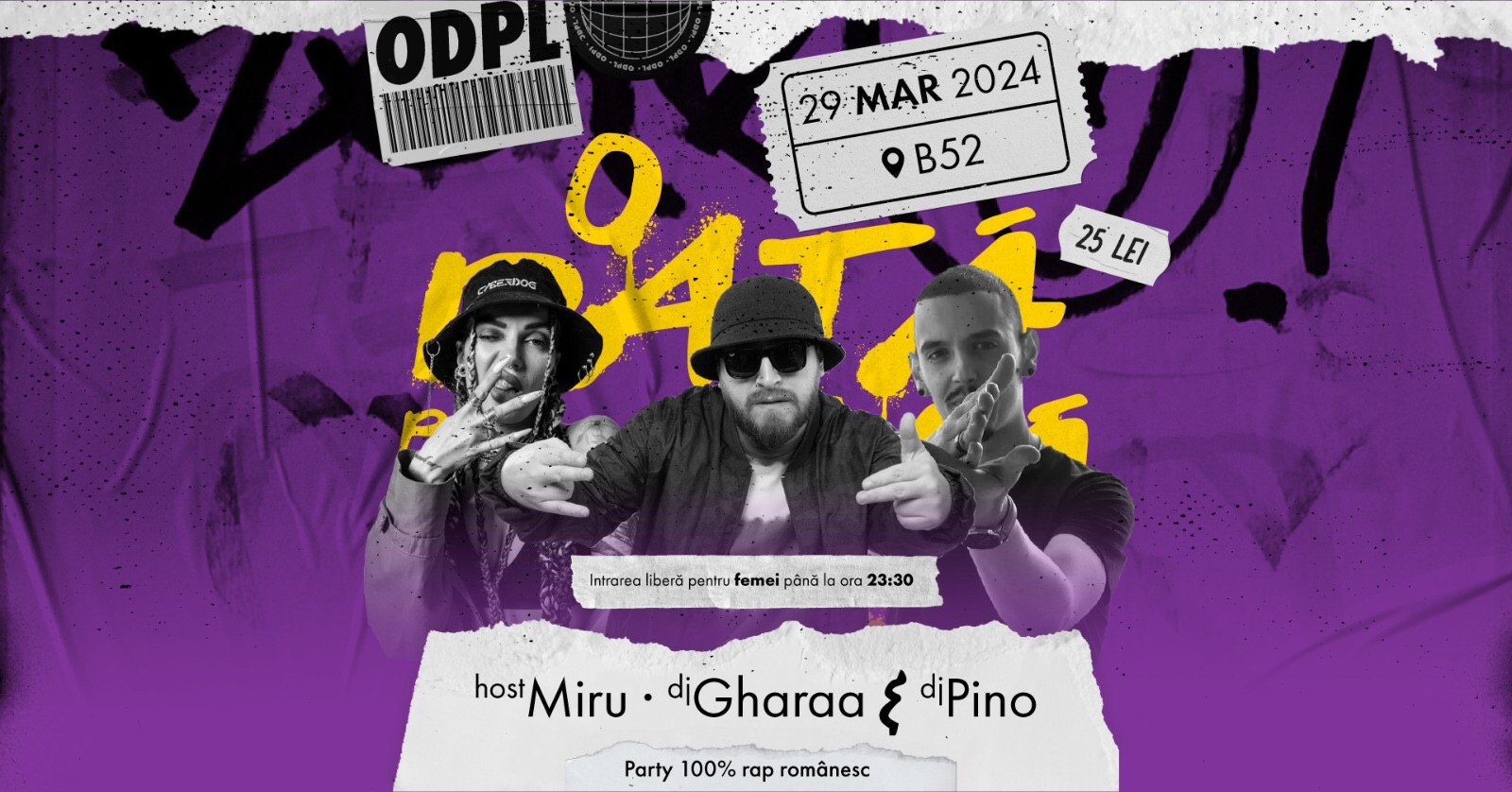 ODPL Party: DJ Gharaa, DJ Pino & Miru