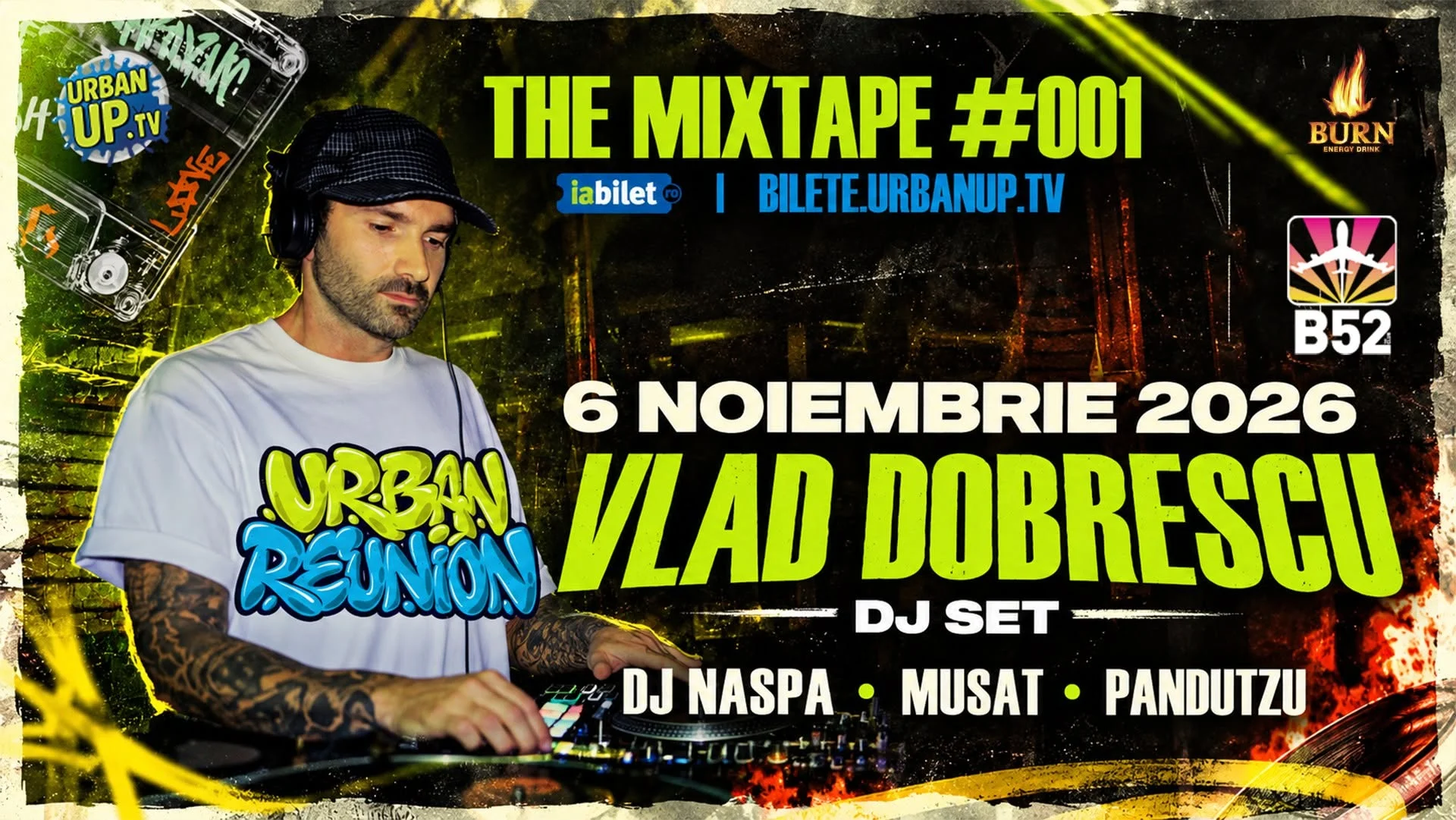Urban Reunion: The Mixtape #001 w/ Vlad Dobrescu (DJ set)